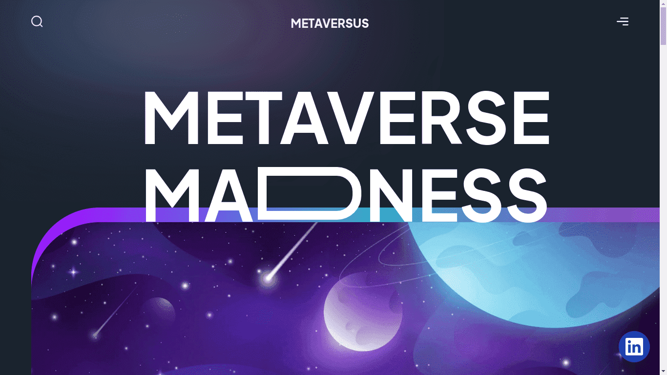 Metaversus - A Web Page